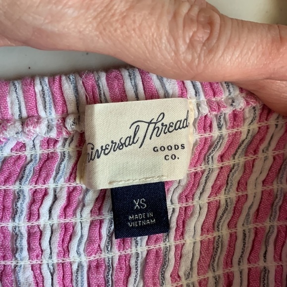 Universal Thread Pink Stripe Maxi Dress - Picture 7 of 15